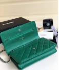 Сумка Ch*nel WOC Wallet On Chain Caviar Green